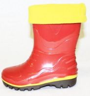 Сапожки красные (утепленные)